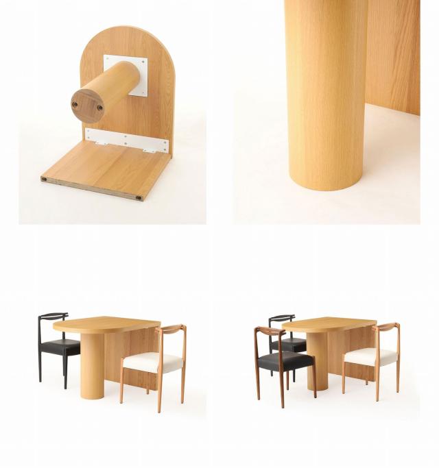 ポルト ダイニングテーブル スモール ナチュラル PORTO DINING TABLE _ SMALL / NATURAL | ACME Furniture