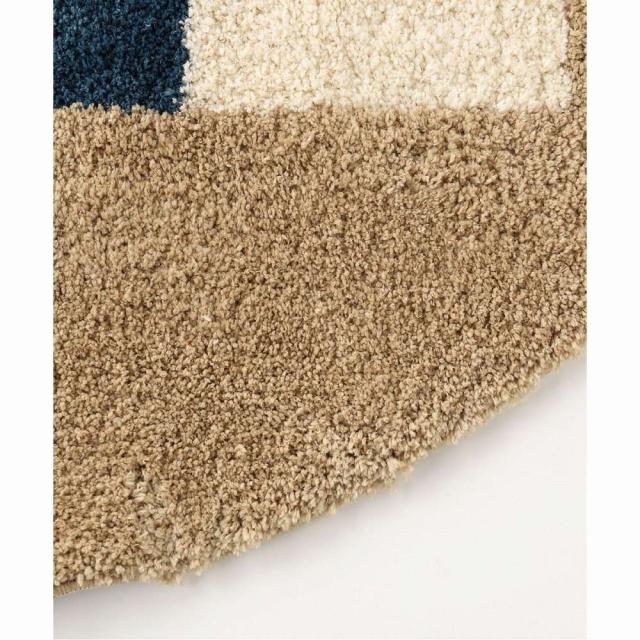 JOURNAL STANDARD FURNITURE GEOMETRIC RUG ROUND 140 ジャーナルスタンダードファニチャー ジオメトリック ラグ ラウンド140 ラグ ラグマット マット ラグカーペット カーペット モダン インテリア(代引不の通販は
