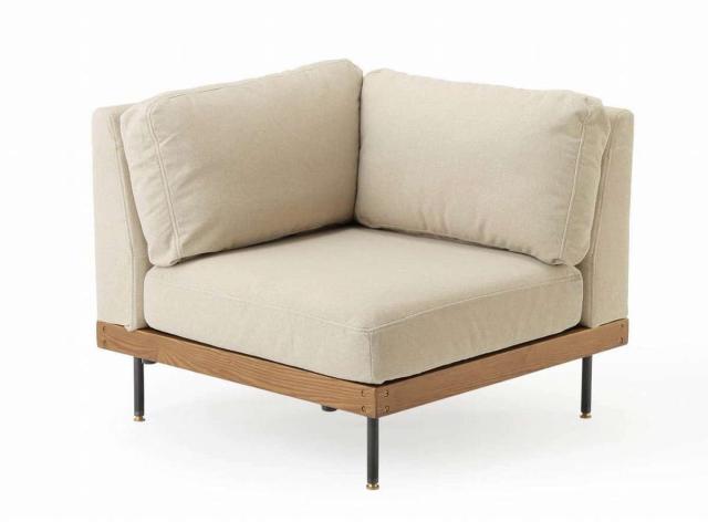 JOURNAL STANDARD FURNITURE ジャーナルスタンダードファニチャー LILLE CORNER SOFA 25AW Fabric IVORY 25AWアイボリー リル コーナーソファ 25AW ファブリック アイボリー(代引不可)_1