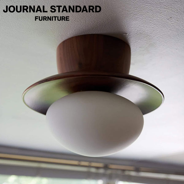 JOURNAL STANDARD FURNITURE ジャーナルスタンダードファニチャー LUCCA CEILING LAMP WALNUTS ルッカ シーリングランプ ウォールナット ランプ ライト 照明 シーリングライト(代引不可)【送料無料】