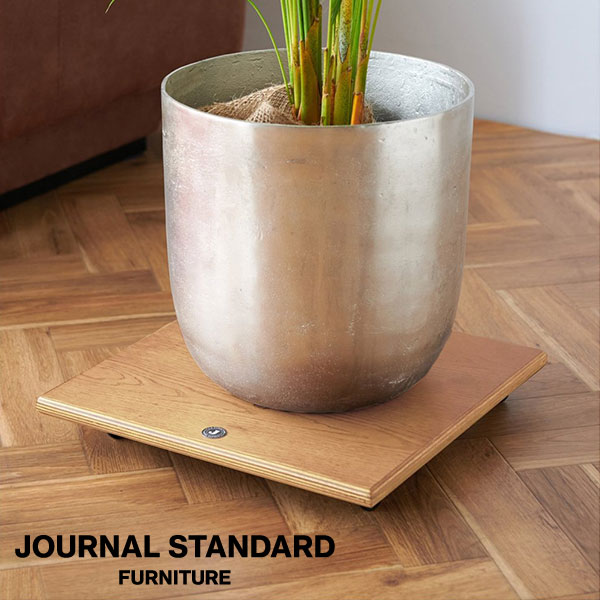 JSF PLANT CADDY square NA JOURNAL STANDARD FURNITURE ジャーナルスタンダードファニチャー プラント キャンディー スクエア ナチュラル プランタートレー プランタースタンド キャスター付き(代引不可) 7,623円