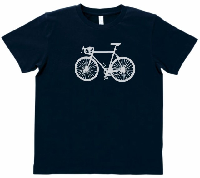 おもしろ Tシャツ ロードバイク 自転車 ネイビーの通販はau Pay マーケット Mbk Trade