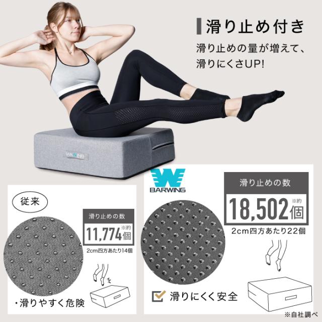 トランポリンクッション ダイエット トレーニング カラー：グレー 特別クーポン】トランポリン クッション 室内 静音 全6色 50