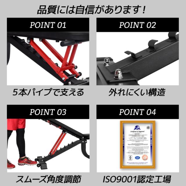 3WAYトレーニングベンチ デクラインベンチ インクラインベンチ フラットベンチ YouTen ☆期間限定価格 8/12まで☆ 3WAYトレーニングベンチ