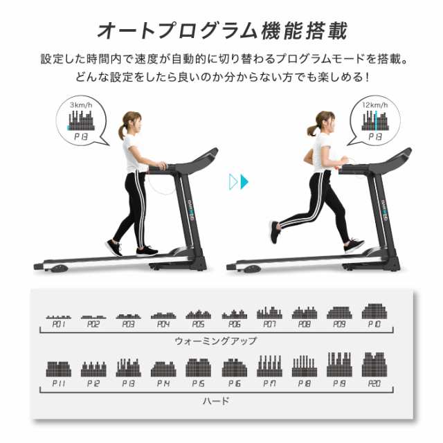 ルームランナー MAX16km/h 電動ルームランナー ランニングマシン トレーニングジムの通販はau PAY マーケット - YouTen