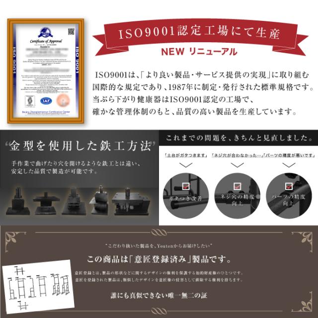 ぶら下がり健康器 懸垂マシン チンニング 筋トレ トレーニング フィットネス_8
