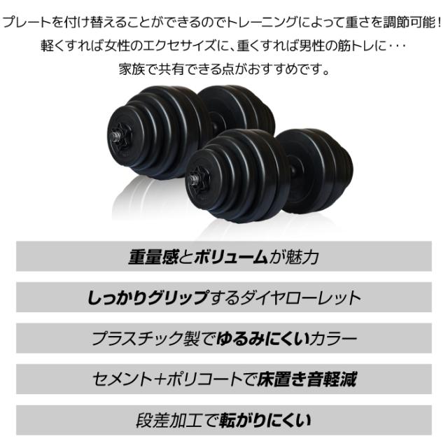 ダンベル 30kg 2個セット 【計 60kg】_2