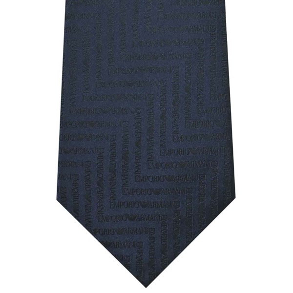 エンポリオアルマーニ ネクタイ BLUE系 イタリー製 シルク100％ ギフト