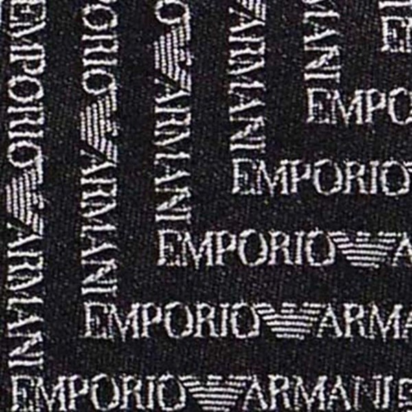 エンポリオアルマーニ ネクタイ BLACK系 イタリー製 シルク100