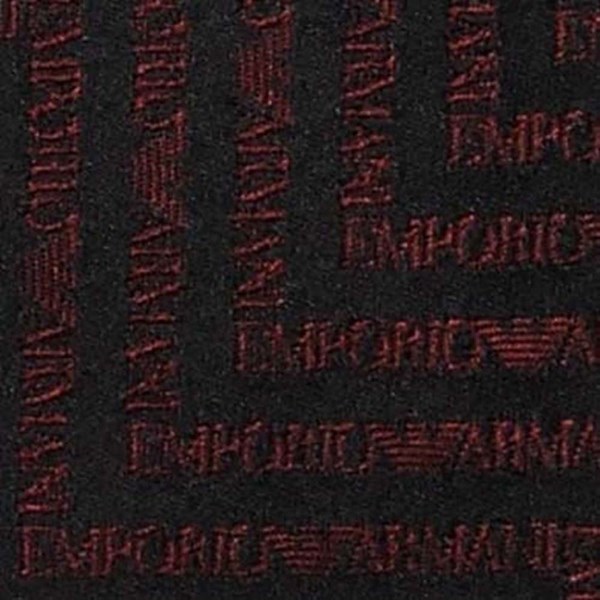 エンポリオアルマーニ ネクタイ RUST RED系 イタリー製 シルク100