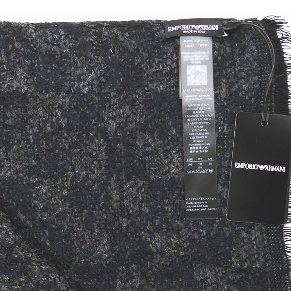 エンポリオ・アルマーニ マフラー スカーフ ナイトブルー系 EMPORIO