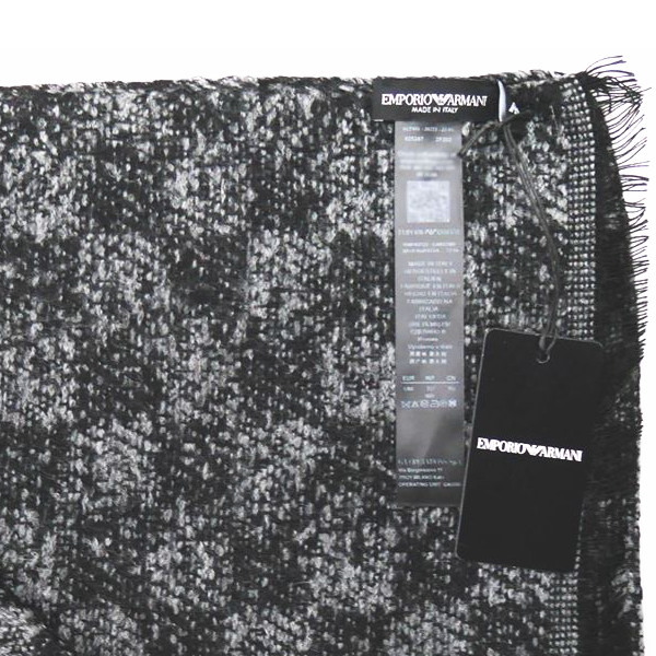エンポリオ・アルマーニ マフラー スカーフ グレー系 EMPORIO ARMANI