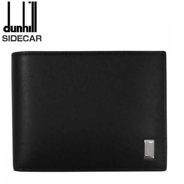 ダンヒル サイドカー メンズ財布 小銭入れ付き2つ折れ財布 ブラック ギフト プレゼント 贈答品 記念品 誕生日