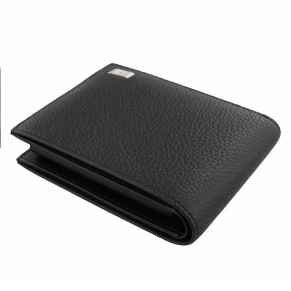 ダンヒル DUNHILL 2つ折り財布 小銭入れ付き ブラック AVORITIES LEATHER アヴォリティーズレザー 19F2932AV001R_3