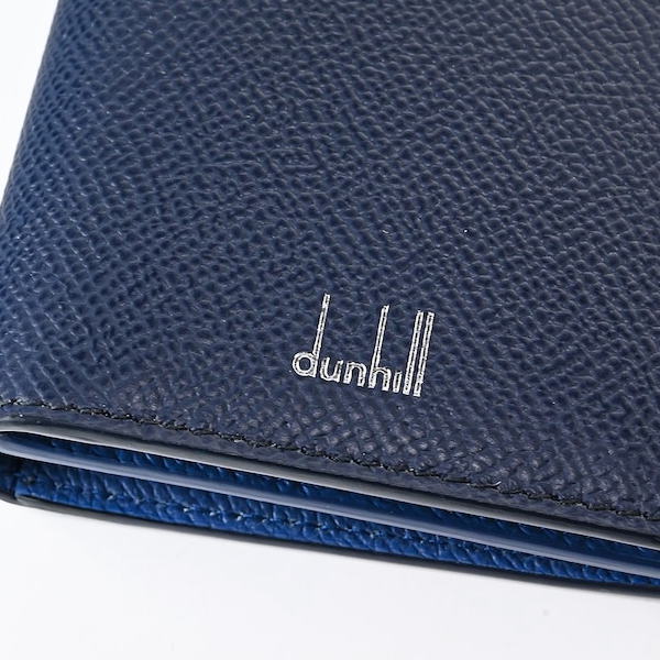 ダンヒル DUNHLL メンズ財布 長財布 ファスナー小銭入れ付 カドガン CADOGAN ネイビーDU18F2100CA410R_5