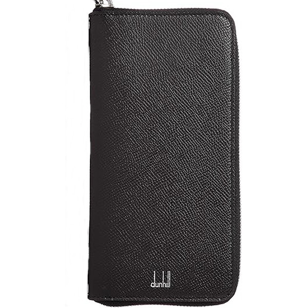 ダンヒル DUNHLL メンズ財布 ラウンドジップ財布 長財布 ファスナー小銭入れ付 カドガン CADOGAN ブラック  DU18F2180CA001Rの通販は