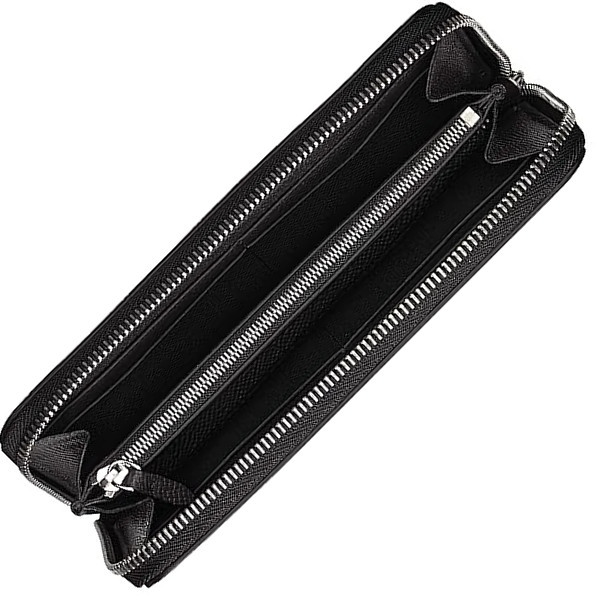 ダンヒル DUNHLL メンズ財布 ラウンドジップ財布 長財布 ファスナー小銭入れ付 カドガン CADOGAN ブラック DU18F2180CA001R_2