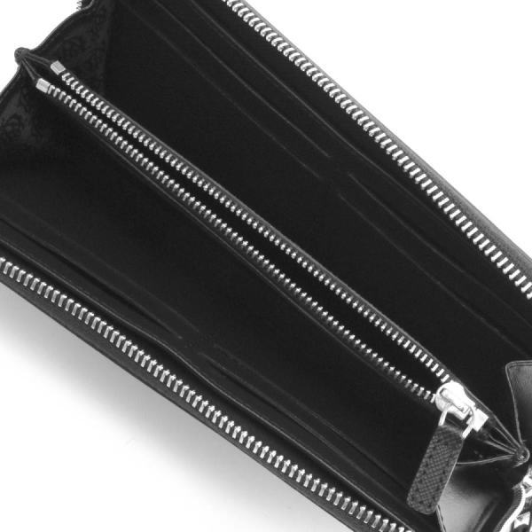 ダンヒル DUNHLL メンズ財布 ラウンドジップ財布 長財布 ファスナー小銭入れ付 カドガン CADOGAN ブラック DU18F2180CA001R_3