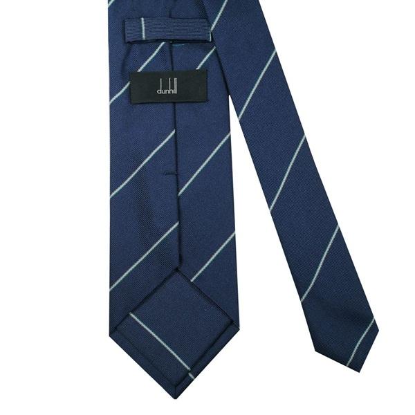 ダンヒル ネクタイ メンズネクタイ 紳士ネクタイ シルク100％ イタリー製  ネイビーストライプ系 DU18FPTW1ZI434R ダンヒル ネクタイ メンズネクタイ 紳士ネクタイ シルク100％ イタリー