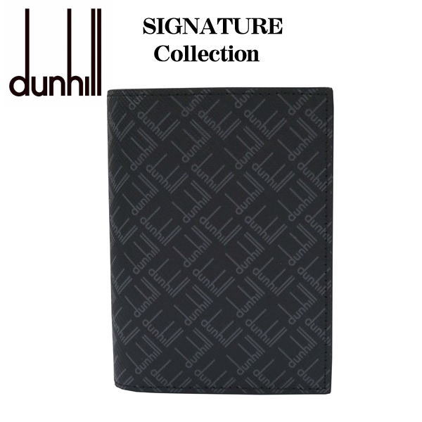 ダンヒル シグネチャー DUNHILL SIGNATURE カードケース 名刺入れ ブラック DU21R2470LT001R ギフト プレゼント 贈答品 記念品 父の日 昇進祝い