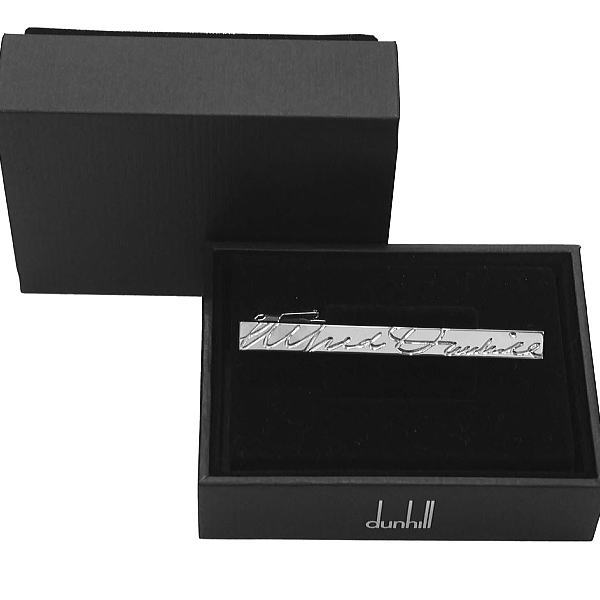 ダンヒル DUNHILL タイバー タイピン SCRIPT スクリプト スターリング