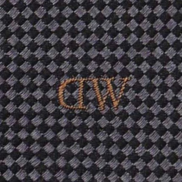 Daniel Wellington ダニエルウェリントン メンズネクタイ グレイ系 ワンポイントロゴ DW02500001-264338_3