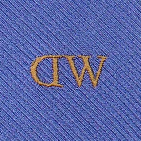 Daniel Wellington ダニエルウェリントン メンズネクタイ プレーンブルー系 ワンポイントロゴ DW02500001-264342_3