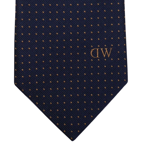 Daniel Wellington ダニエルウェリントン メンズネクタイ ネイビー系 ドット柄 ワンポイントロゴ DW02500006-264735_1