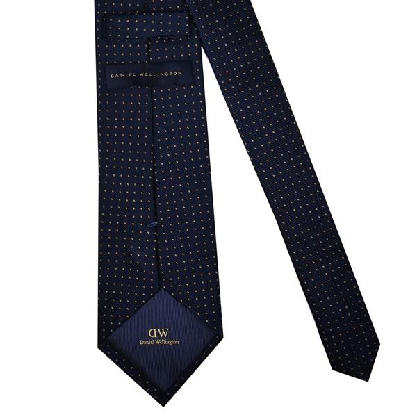 Daniel Wellington ダニエルウェリントン メンズネクタイ ネイビー系 ドット柄 ワンポイントロゴ DW02500006-264735_2