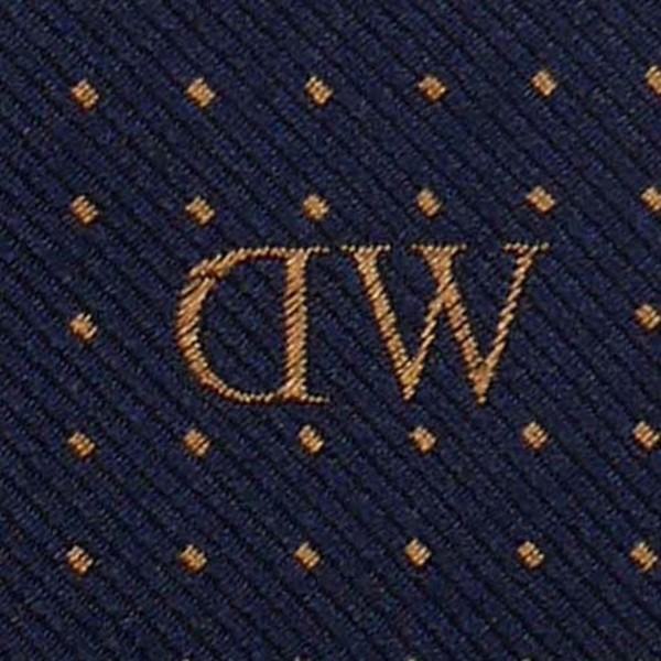 Daniel Wellington ダニエルウェリントン メンズネクタイ ネイビー系 ドット柄 ワンポイントロゴ DW02500006-264735_3