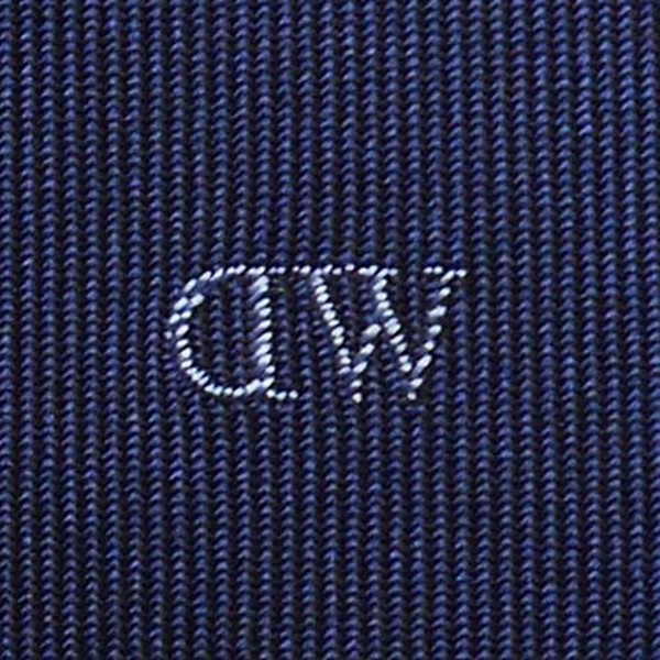 Daniel Wellington ダニエルウェリントン メンズネクタイ ネイビーブルー系 ツートン柄 ワンポイントロゴ DW02500011-265528_3