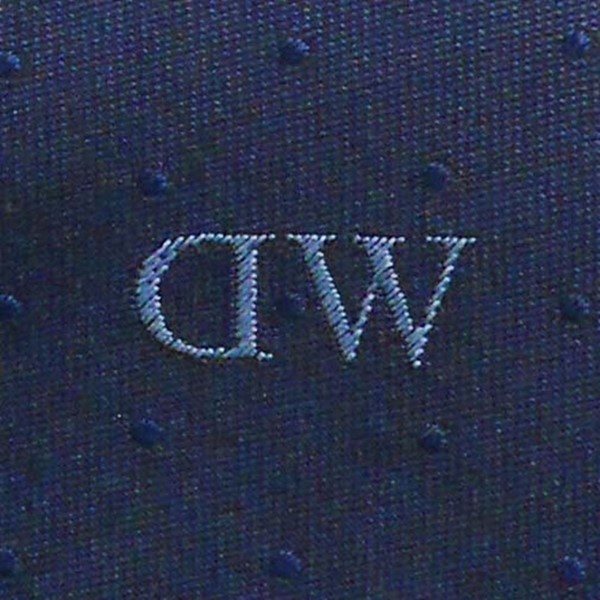Daniel Wellington ダニエルウェリントン メンズネクタイ チーフ タイバー3点セット ネイビー系 チェック DW02800020_3