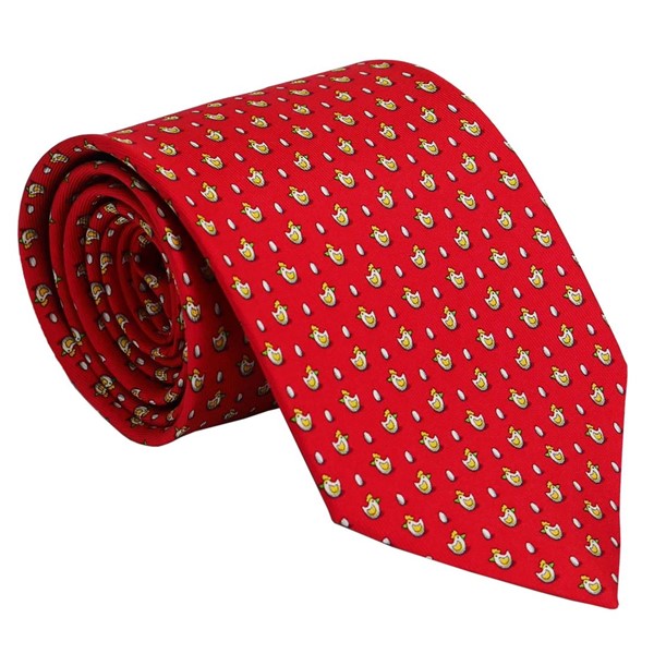 サルバトーレ フェラガモ salvatore ferrgamo ネクタイ レッド系 シルク100％ イタリー製 702662 ギフト プレゼント 贈答品 記念品