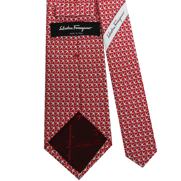 サルバトーレ フェラガモ salvatore ferrgamo ネクタイ レッド系