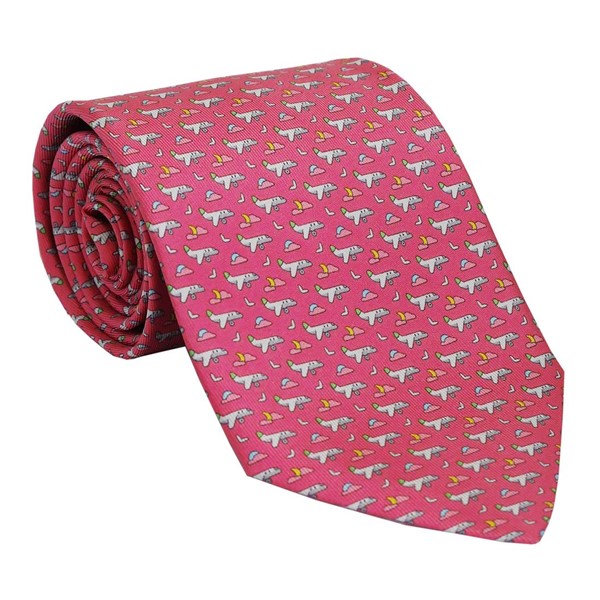 サルバトーレ フェラガモ salvatore ferrgamo ネクタイ ピンク系 シルク100％ イタリー製 704109 ギフト プレゼント 贈答品 記念品