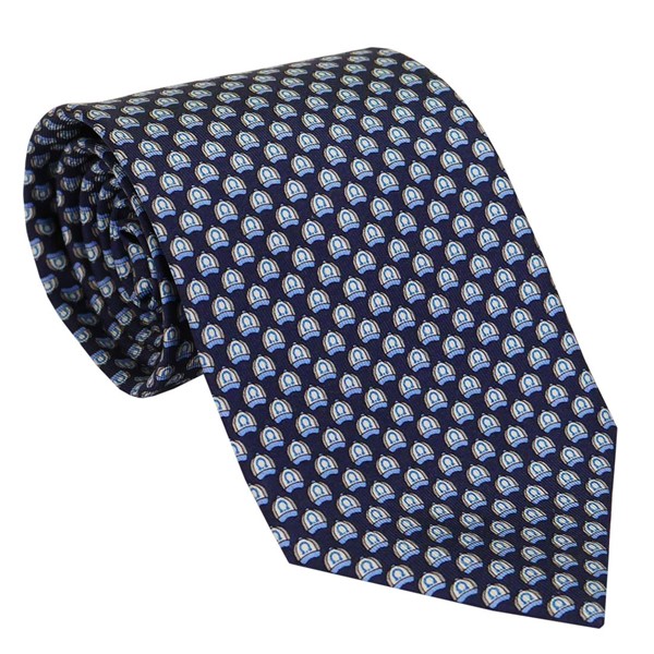 サルバトーレ フェラガモ salvatore ferrgamo ネクタイ ネイビー系 シルク100％ イタリー製 712006 ギフト プレゼント 贈答品 記念品