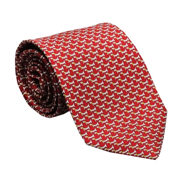 サルバトーレ フェラガモ salvatore ferrgamo ネクタイ レッド系 シルク100％ イタリー製 716127 ギフト プレゼント 贈答品 記念品