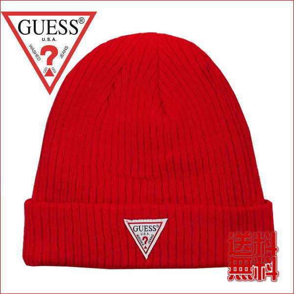 ゲス ニット帽 Guess レッド ワンポイントマーク Ai4a 58ds ギフト プレゼント クリスマスの通販はau Pay マーケット Shopgto