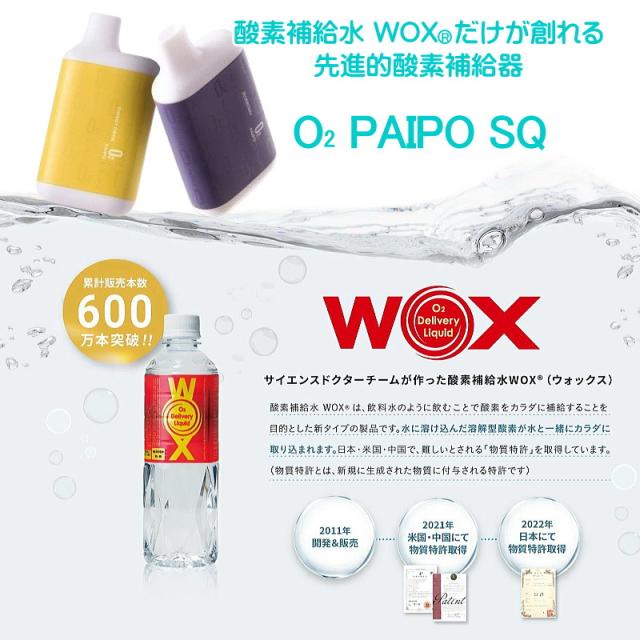 【4本セット】 新しい酸素補給のカタチ 酸素パイポSQ 酸素補給器 酸素PAIPO SQ フレーバー ブルーベリー 4226718 ネコポス便対応品_6