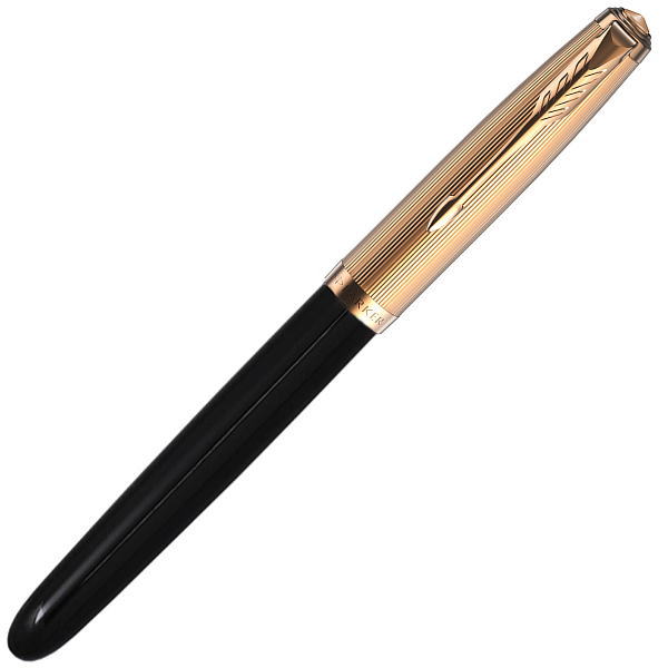 parker51 パーカー51 万年筆 プレミアム ブラックGT フーデップニブ ギフト プレゼント 贈答品 記念品 就職祝い 父の日_1