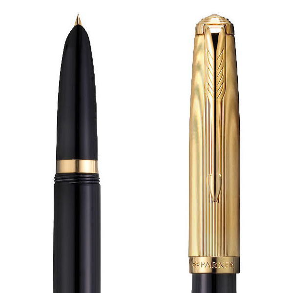 parker51 パーカー51 万年筆 プレミアム ブラックGT フーデップニブ ギフト プレゼント 贈答品 記念品 就職祝い 父の日_2