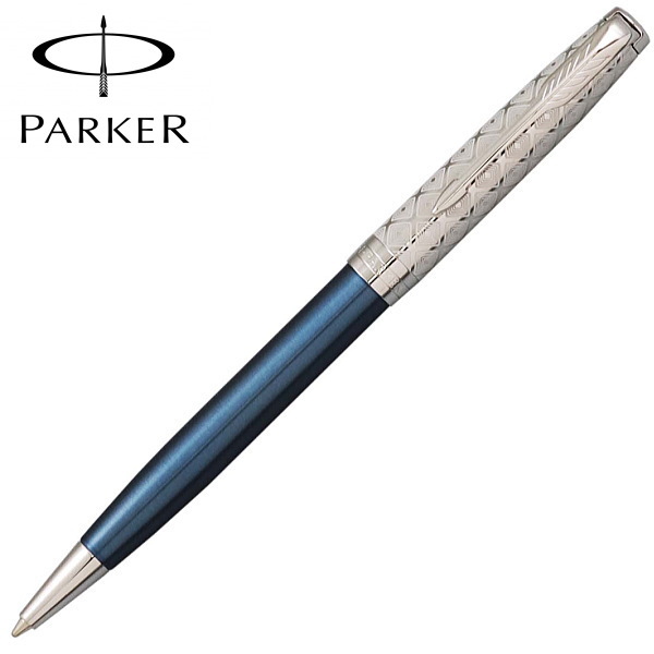 ソネット プレミアム メタル&ブルーCT ボールペン 楽天市場】パーカー PARKER ソネットプレミアム メタル＆ブルー
