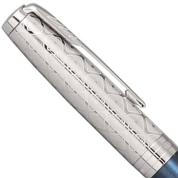 パーカー PARKER 万年筆 ソネットプレミアム メタル＆ブルーCT ペン先：F（細字） ギフトプレゼント 贈答品_4