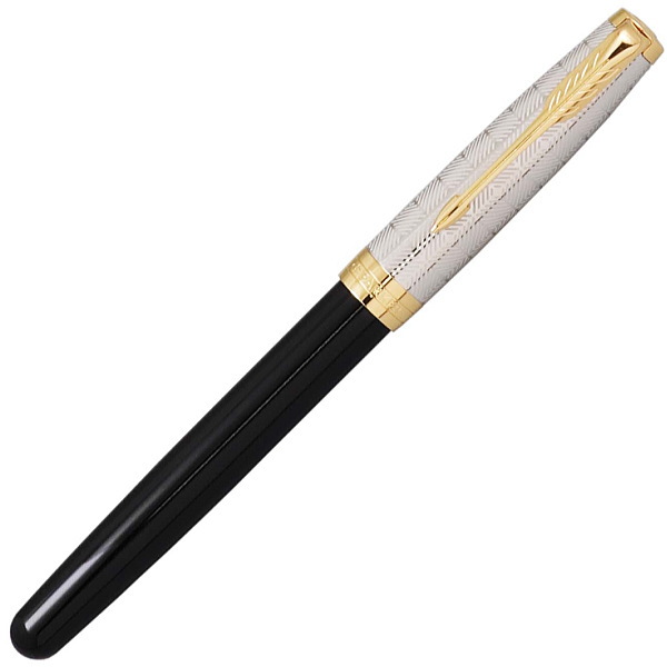 Parker 万年筆 18K金ペン先 メッシュデザイン
