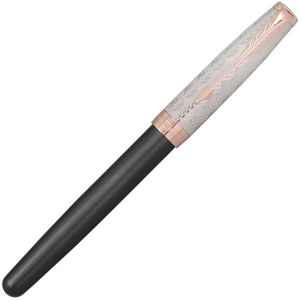 パーカー PARKER 万年筆 ソネットプレミアム メタル＆グレイPGT ペン先：F（細字） ギフトプレゼント 贈答品_1