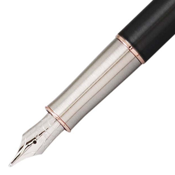 PARKER パーカー 万年筆 ソネット プレミアム メタル＆グレイPGT 細字