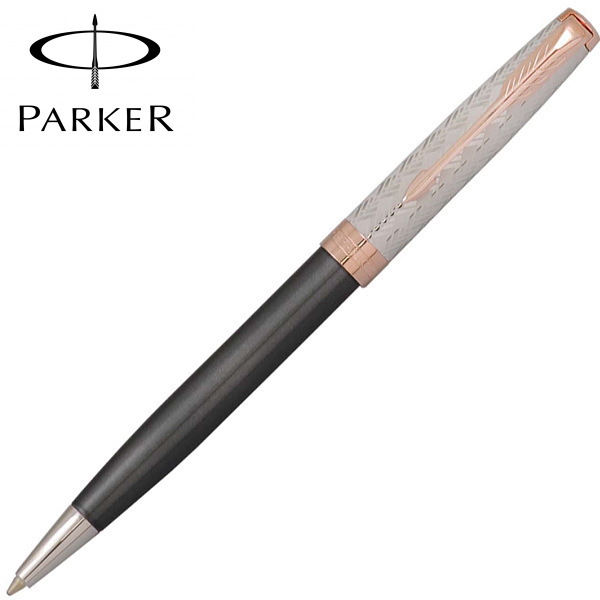 パーカー PARKER ボールペン ソネットプレミアム メタル＆グレイPGT 油性ボールペン ギフトプレゼント 贈答品