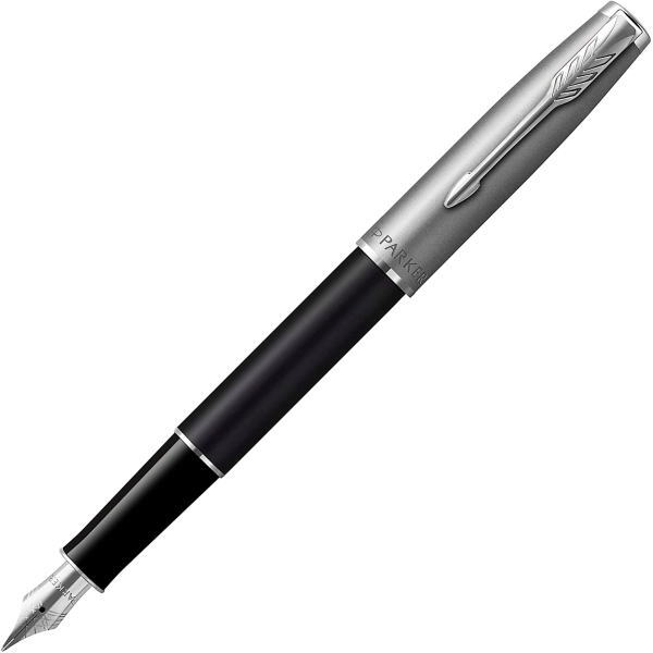 パーカー PARKER 万年筆 ソネット ブラック＆サンドブラストCT ペン先
