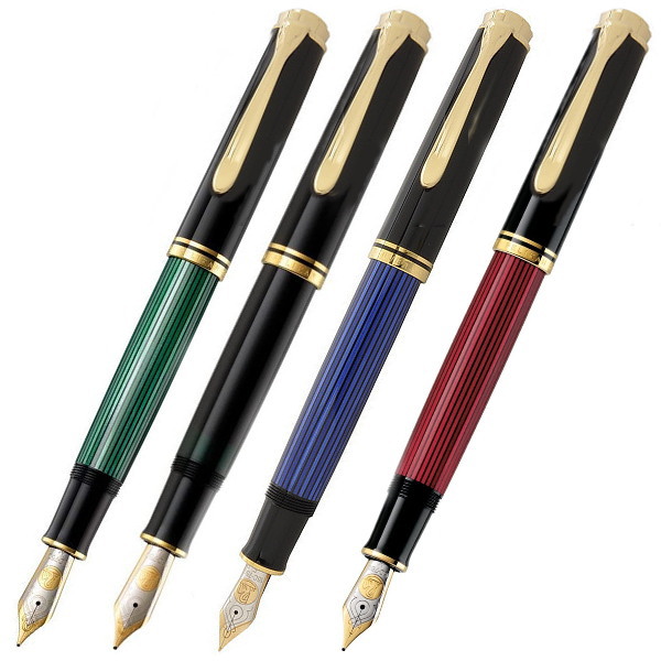 万年筆 レッドストライプ Pelikan ペリカン F 細字 スーベレーン M800 吸入式 正規輸入品 新品)Pelikan ペリカン 万年筆 スーベレーン M800 レッドストライプ