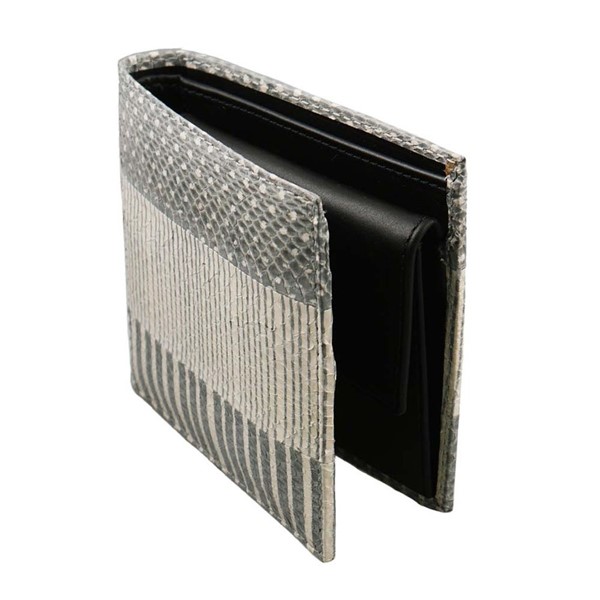 ポールスミス Paul Smith メンズ財布 小銭付2つ折り財布 蛇革 ギフト